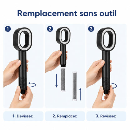 Cartouche de rechange charbon actif (ACF) – remplacement sans outil