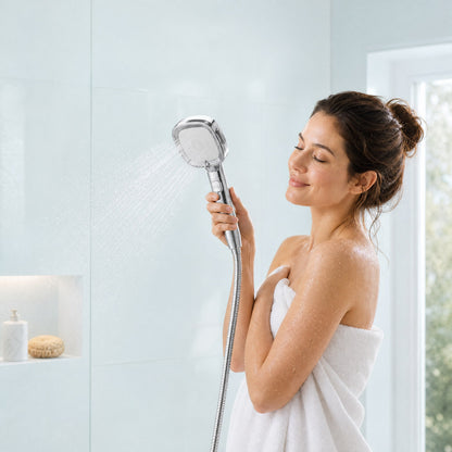 Cartouches filtrantes de rechange PP – en situation sous la douche