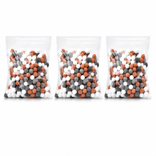 Recharge billes minérales pour pommeau de douche – pack de 3